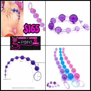 plug forma de Rosario silicona gel cuencas chicas