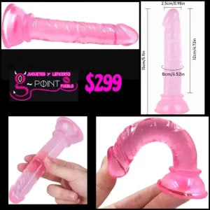 Dildo Gel consolador Pequeño 14x2.5cm