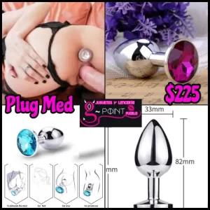 Plug acero inoxidable Mediano