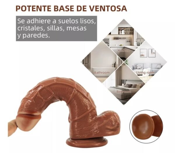 Dildo Realista De Oferta 18x3cm - Imagen 4