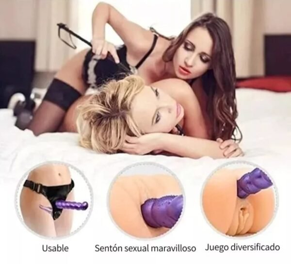 Arnes con 2 dildos