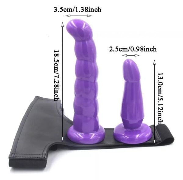 Arnes con 2 dildos - Imagen 6